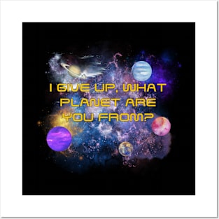 What Planet Are You From? Posters and Art